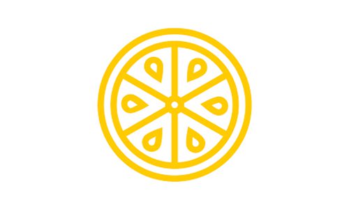 Minimalist lemon wheel design