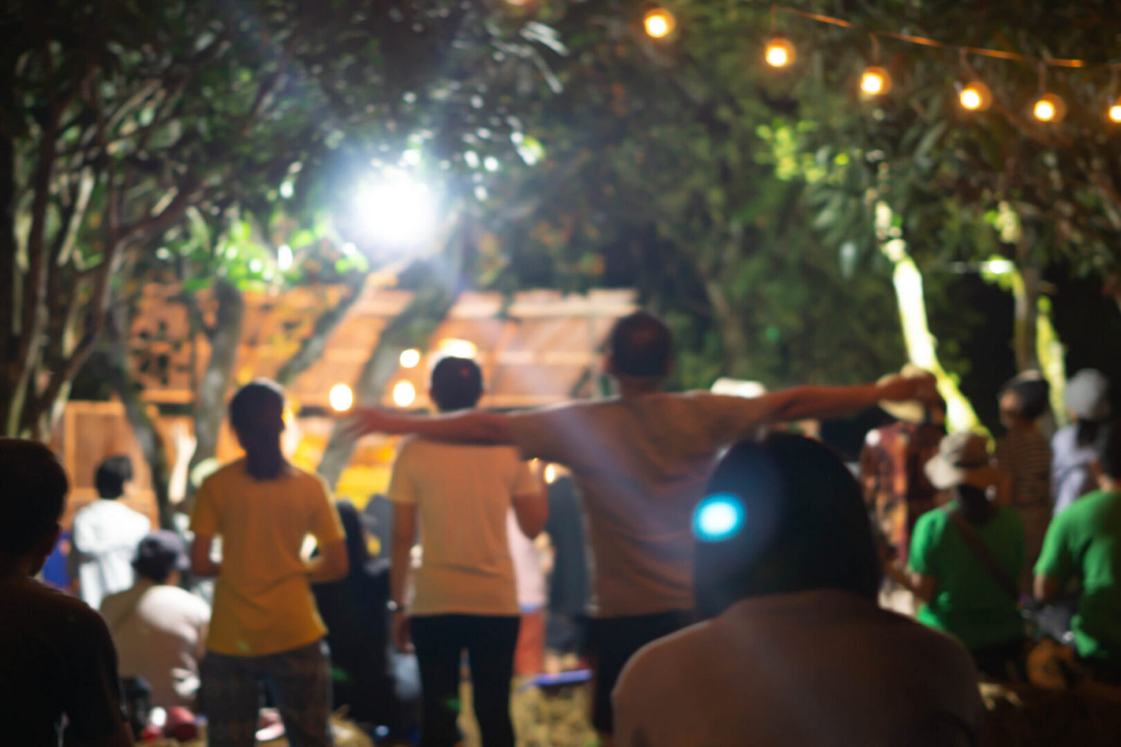 Audience connecting through a live cultural experience, representing audience engagement, international cultural events, community impact and global cultural partnerships.