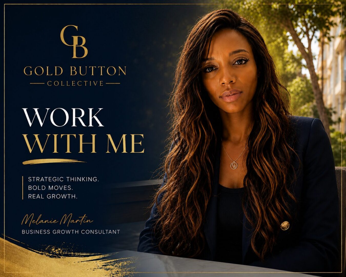 Melanie Martin, Business Growth Consultant at Gold Button Collective helping businesses grow through sales strategy, partnerships and commercial leadership.