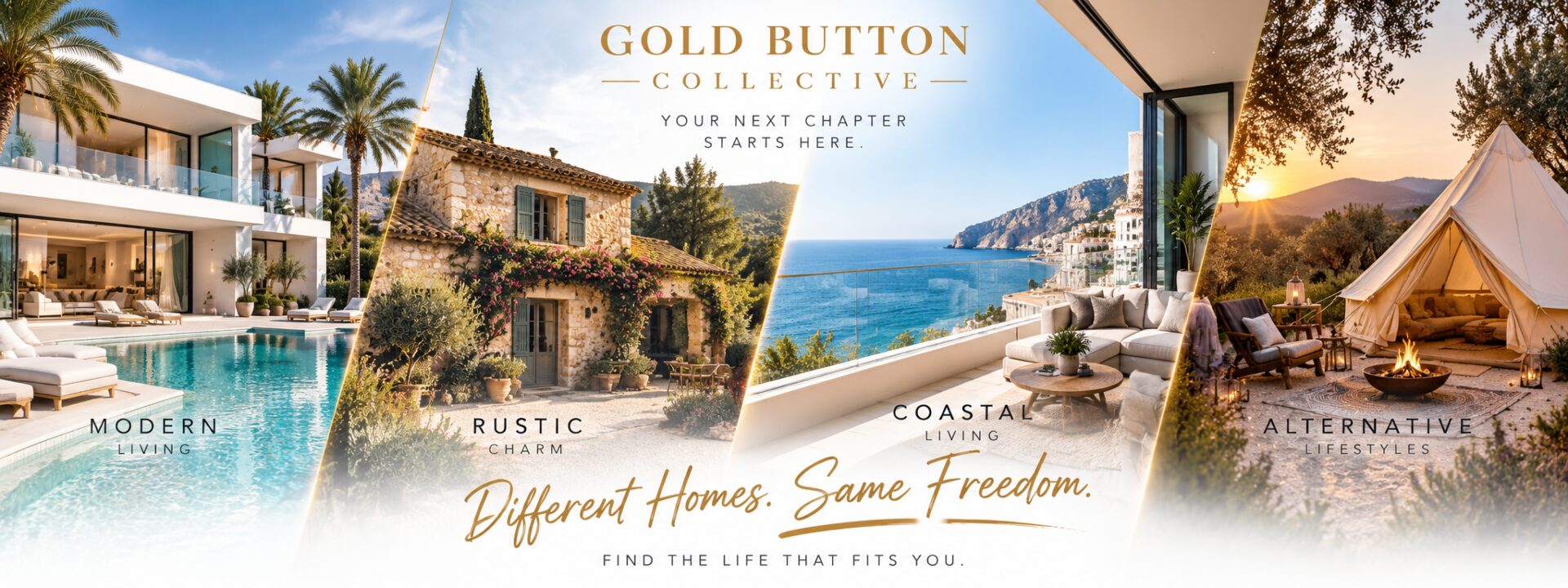Gold Button Collective Property Showcase