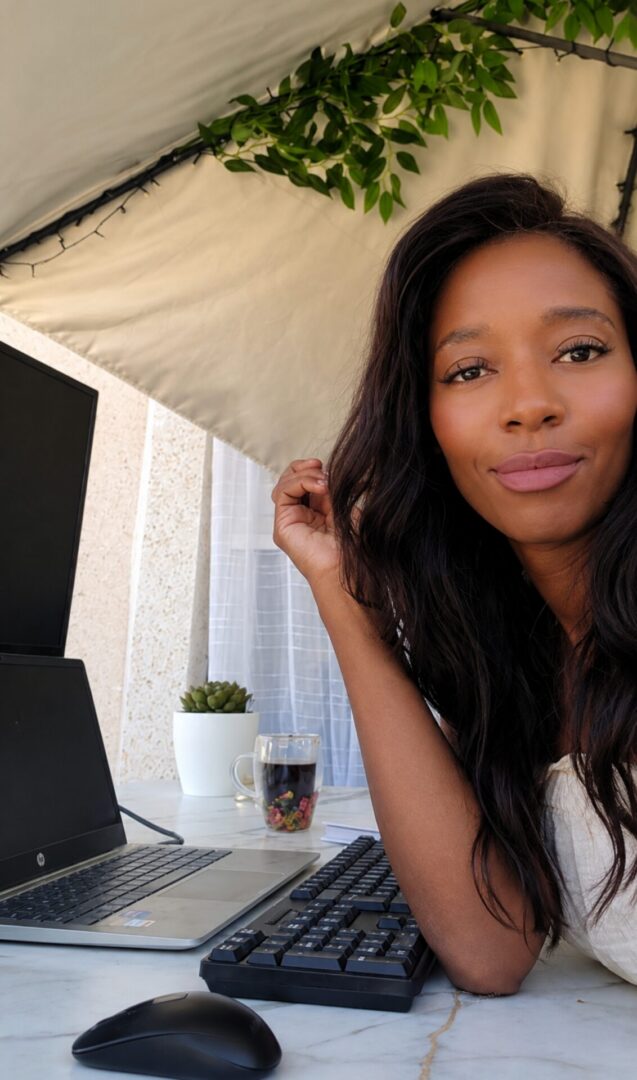 Melanie Martin working on sales strategy and business growth