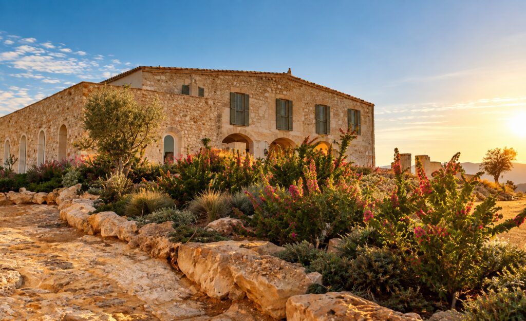 Gold Button Collective regenerative community bringing people and land together in Spain