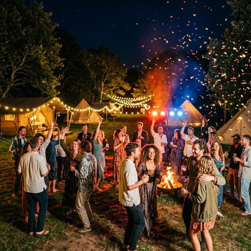 Gold Button Collective services for events retreats community connection and real-life momentum
