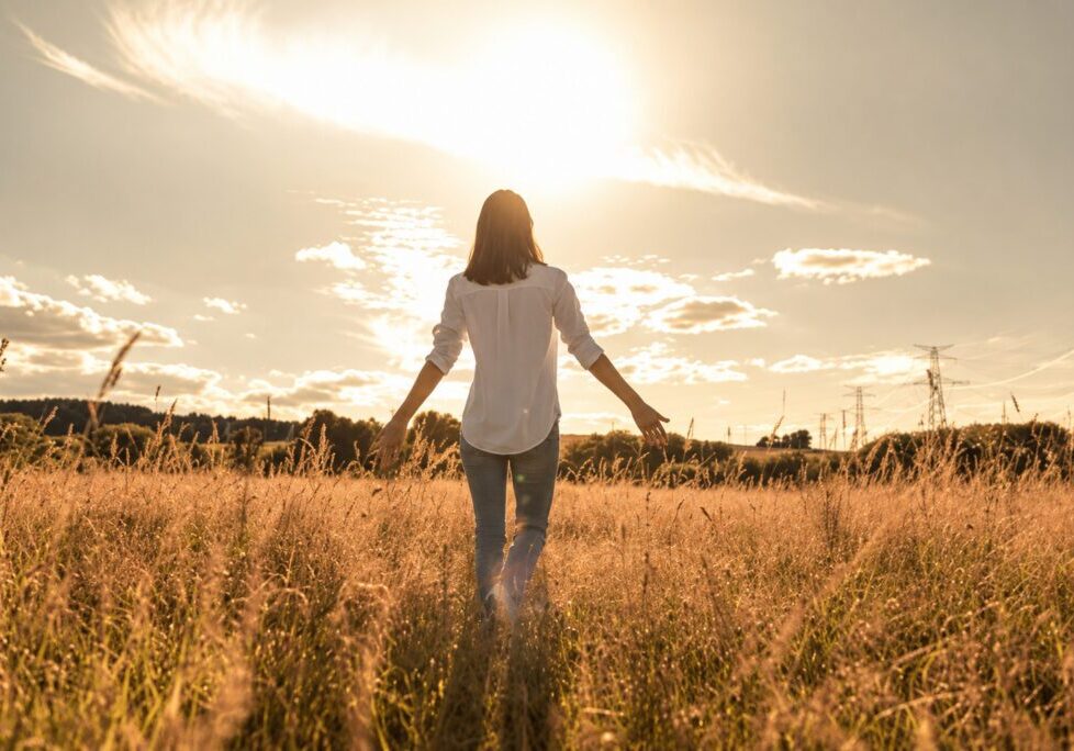Woman starting over and rebuilding her life after divorce